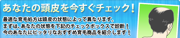 あなたの頭皮を今すぐチェック!